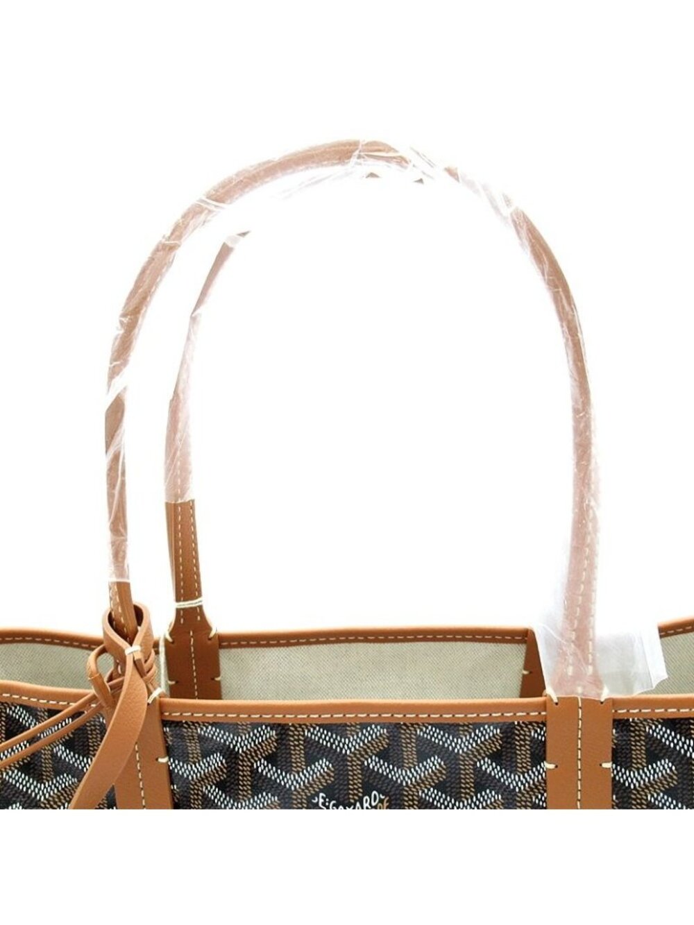 Goyard Saint Louis PM Leather Tote Bag Brown - Picture 2 of 8